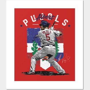 Albert Pujols St. Louis Country Flag Posters and Art